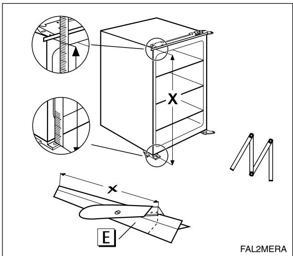 DE DIETRICH DRH715JE - Instructions pour l'encastrement - 5