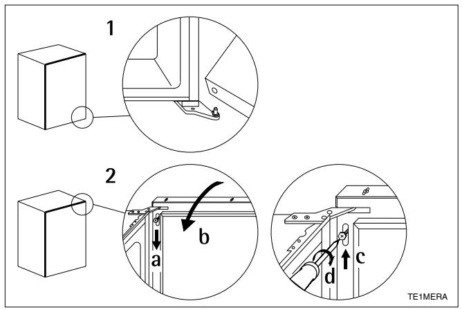 DE DIETRICH DRH715JE - Reversibilidad de la puerta - 18