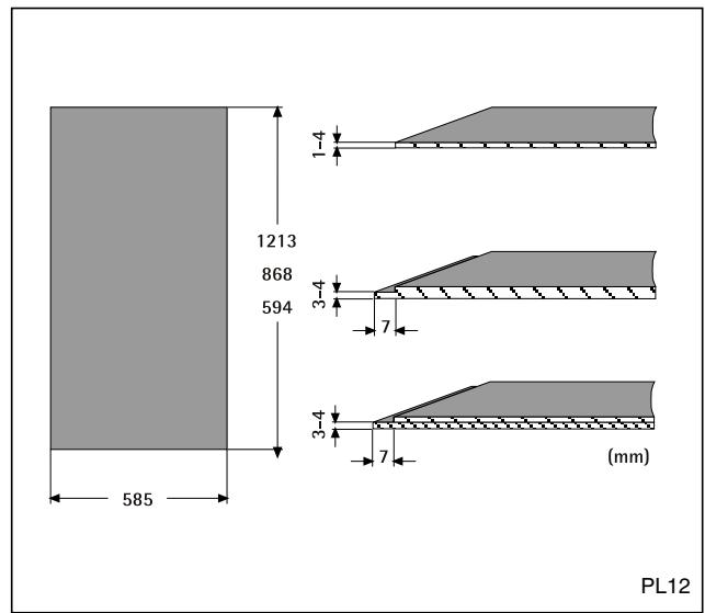 DE DIETRICH DRH715JE - Instructions pour l'encastrement - 12