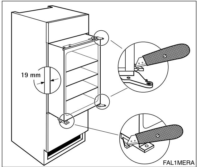 DE DIETRICH DRH715JE - Reversibilità della porta - 7