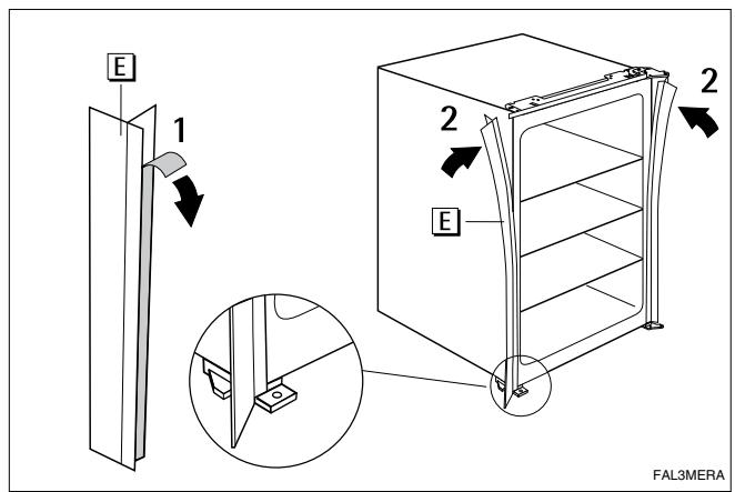 DE DIETRICH DRH715JE - Reversibilità della porta - 9