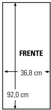 DE DIETRICH DRU101WE1 - 25' CustomStyle™ - Dimensões para painéis de madeira feitos por medida - 3