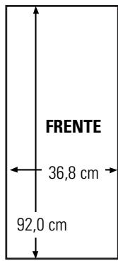 DE DIETRICH DRU105X - 25' CustomStyle™ - Dimensoes para paineos de madeira feitos por medida - 3