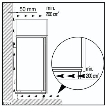 DE DIETRICH DWS750JE - Instrucciones para el empotramiento Dimensiones del hueco - 1