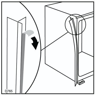 DE DIETRICH DWS750JE - Instructions pour l'encastrement Dimensions de la niche - 3