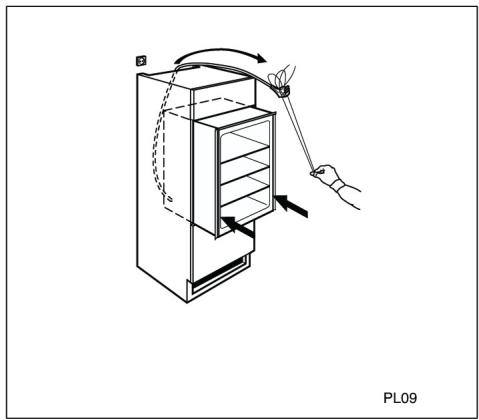 DE DIETRICH DWS750JE - Instructions pour l'encastrement Dimensions de la niche - 5