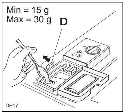 DE DIETRICH VN7451 - If using detergent in tablets proceed as follows: - 2