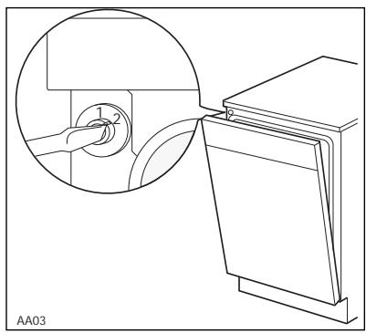 DE DIETRICH VN7451 - To adjust the water softener - 2