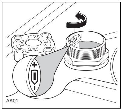 DE DIETRICH VN7451 - To adjust the water softener - 1
