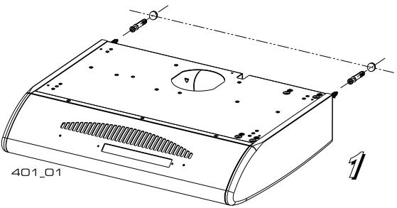 DE DIETRICH DHC116B - - Fixing with brackets - 1