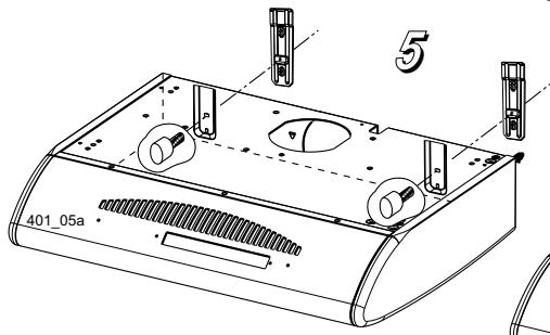 DE DIETRICH DHC116B - - Fixation avec étriers - 5