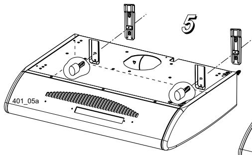 DE DIETRICH DHC116B - - Fissaggio con staffe: - 5