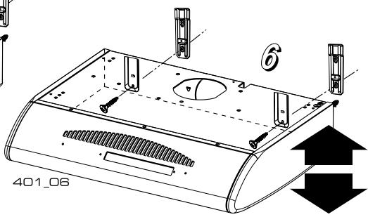 DE DIETRICH DHC116B - - Fissaggio con staffe: - 6