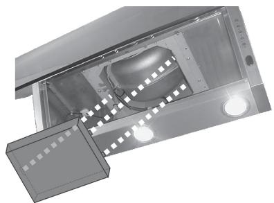 DE DIETRICH DHD694XE1 - - Onderhoud van het koolestoffilter: - 1