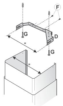 DE DIETRICH DHD694XE1 - Fitting the telescopic flues: - 1