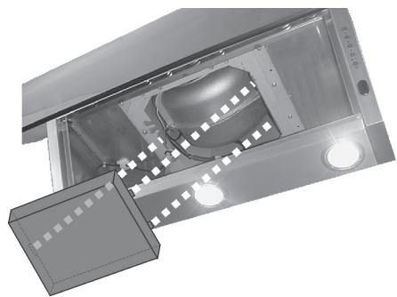 DE DIETRICH DHD694XE1 - -Entretien du filtré à charbon: - 1