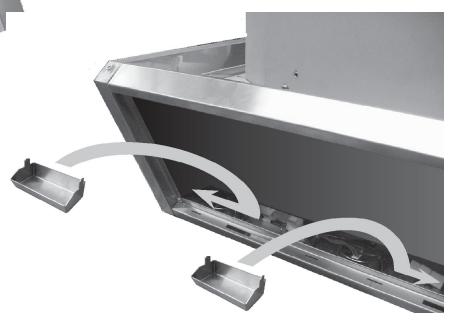 DE DIETRICH DHD694XE1 - Bevestiging van de telescoopbuizen: - 8