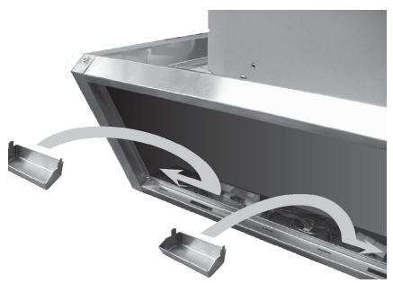 DE DIETRICH DHD694XE1 - Fixation des tuyaux téléscopiques: - 8