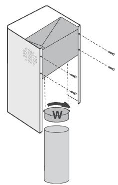 DE DIETRICH DHD694XE1 - Fitting the telescopic flues: - 2