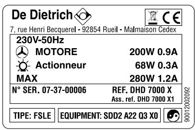 DE DIETRICH DHD9002X - - INTERVENTIONS - 1