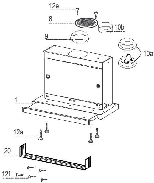 DE DIETRICH DHT945X - Dimensiones - 5