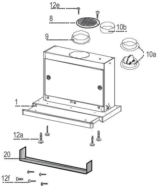 DE DIETRICH DHT945X - Dimensoes - 5