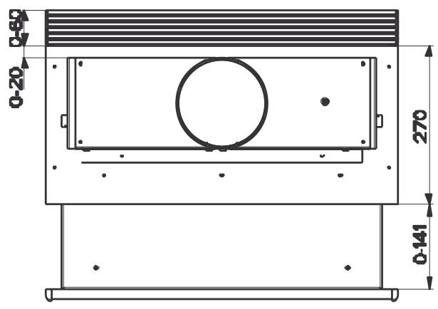DE DIETRICH DHT945X - Encombrement - 2