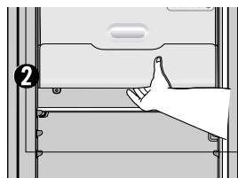 DE DIETRICH DKA866X - Remplacement des lampes du réfrigérateur - 2