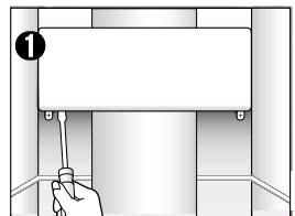 DE DIETRICH DKA866X - Remplacement des lampes du congélateur - 1