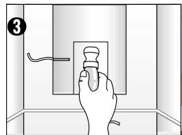 DE DIETRICH DKA866X - Remplacement des lampes du congélateur - 3