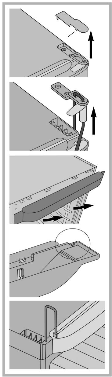 DE DIETRICH DKP821W - Modificacao do sentido de abertura das portas - 1