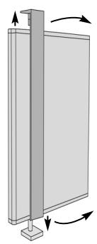 DE DIETRICH DKP821W - Modificacao do sentido de abertura das portas - 3