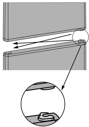 DE DIETRICH DKP821W - Cambio del sentido de aperture de las puertas - 4