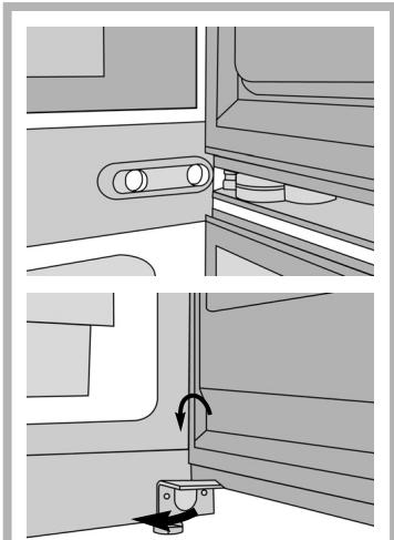 DE DIETRICH DKP825B - Inversion du sens d'ouverture des portes - 1