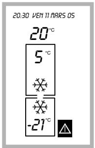 DE DIETRICH DKP833X - Switching the refrigerator on and off - 1