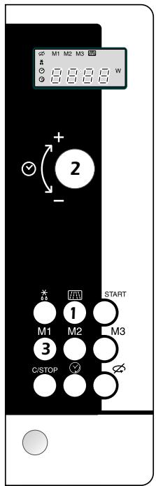 DE DIETRICH DME320ZE1 - MEMORY KEYS M1-M2-M3 - 4