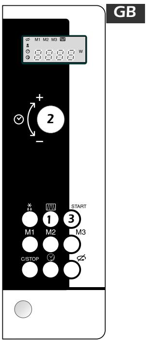 DE DIETRICH DME320ZE1 - SETTING A MICROWAVE PROGRAMME - 3