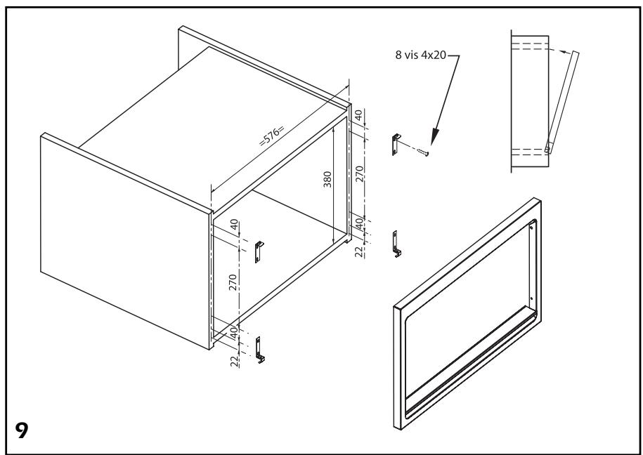 DE DIETRICH DME321BE1 - KIT DE ENCASTRE - 2