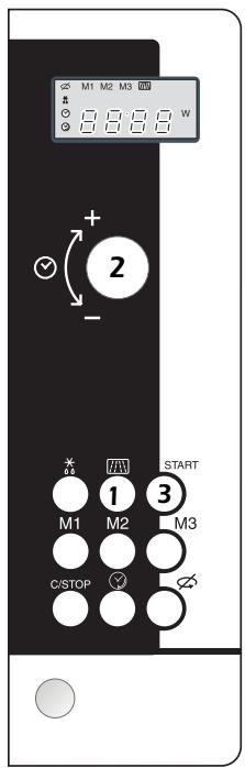 DE DIETRICH DME321BE1 - SETTING A MICROWAVE PROGRAMME - 3