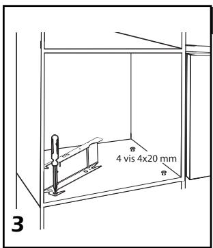 DE DIETRICH DME321BE1 - KIT DE ENCASTRE - 3