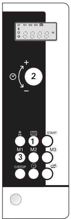 DE DIETRICH DME321ZE1 - Touches mémoires M1-M2-M3 - 4