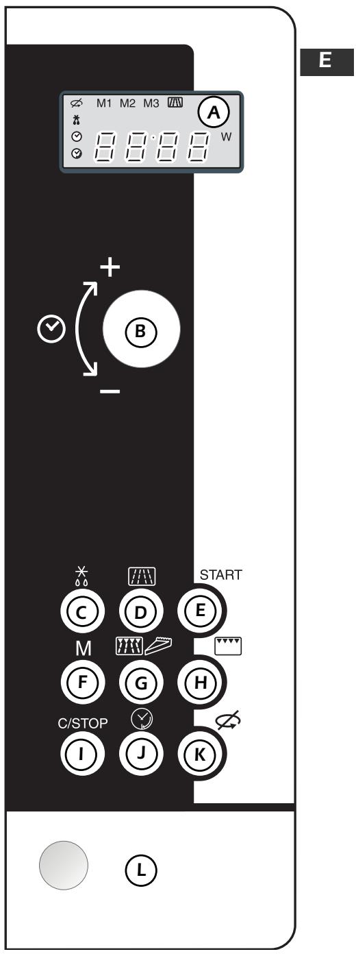DE DIETRICH DME329BE1 - PANEL DE MANDOS - 1