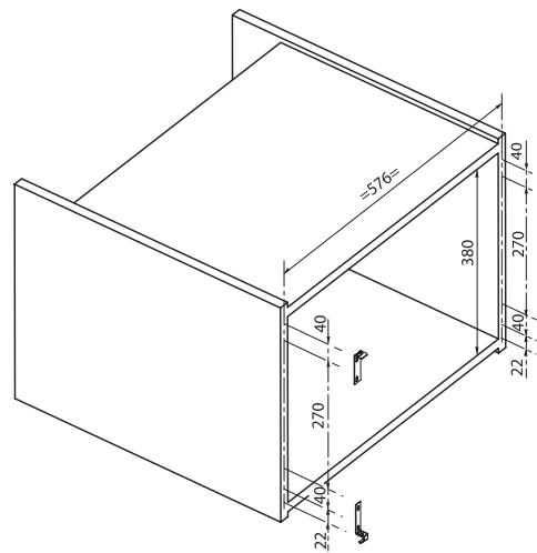 DE DIETRICH DME329BE1 - EINBAUSATZ - 2