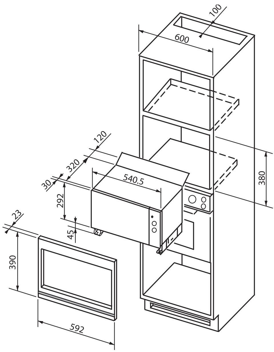 DE DIETRICH DME329BE1 - INDBYGNINGSSAET - 1