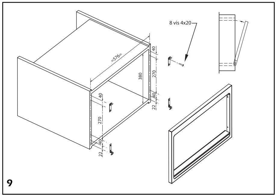 DE DIETRICH DME329BE1 - KIT DE ENCASTRAMENTO - 2