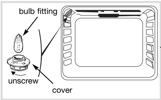 DE DIETRICH DME535XE1 - Changing a bulb - 1