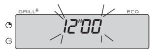 DE DIETRICH DME535XE1 - B) Impostazione dell'ora dell'orologio - 1