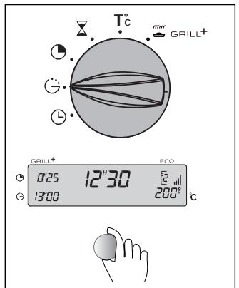 DE DIETRICH DME535XE1 - b) Delayed cooking: - 1