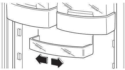 DE DIETRICH DRF913JE - Colocacion de los estantes de la puerta - 1