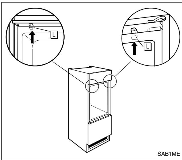 DE DIETRICH DRH920JE - Door removal - 8